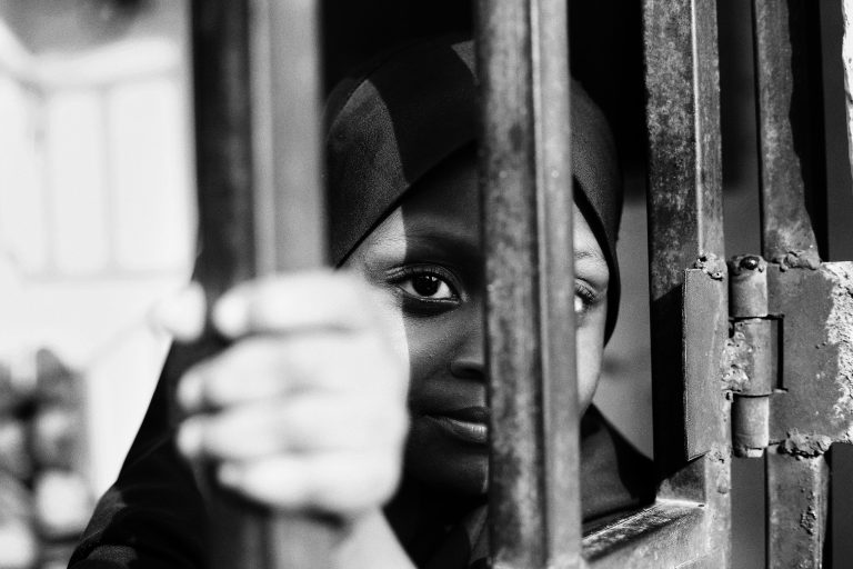 Young girl in lockdown